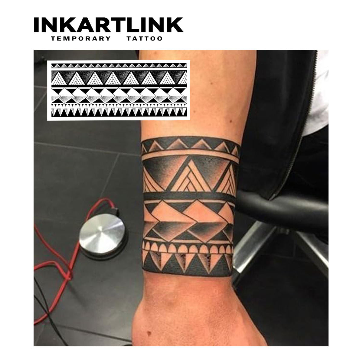 Tattoo Sticker for Body Paper Tattoo Sticker Tribal Band Totem Waterproof Eco-friendly Long Lasting 15 Days Bulk