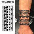 Tattoo Sticker for Body Paper Tattoo Sticker Tribal Band Totem Waterproof Eco-friendly Long Lasting 15 Days Bulk
